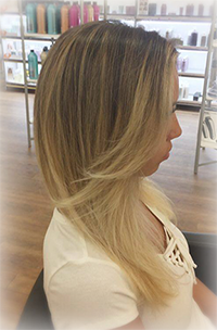 hilites straighthair in salon